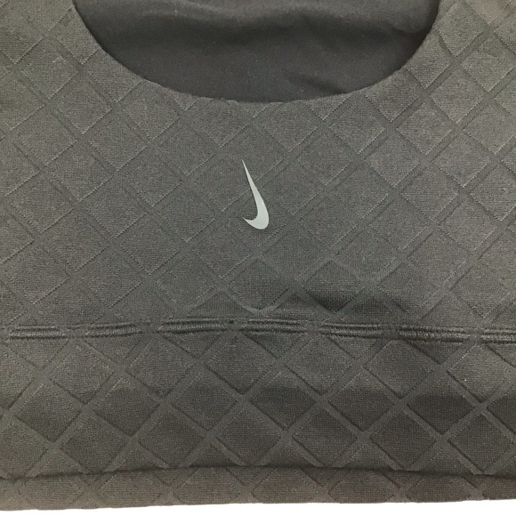 Nike Black Yoga Luxe Women's Cropped Jacquard Tank Bra Medium - Picture 7 of 10
